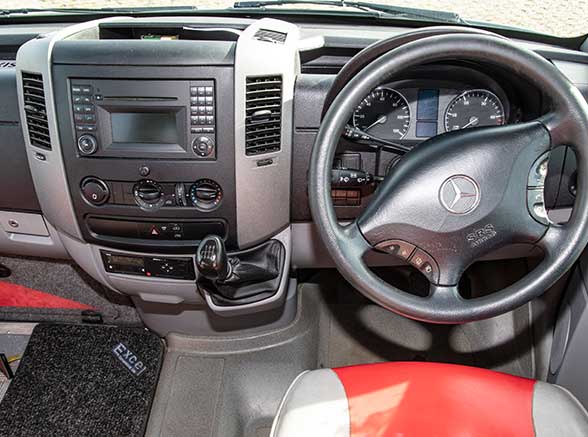 Compass Royston 16 Seat Mini Bus Interior View
