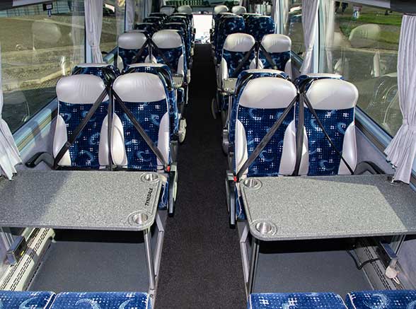Compass Royston Team Coach Interior View